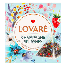 [0001009753] LOVARE TEA CHAMPAGNE SPLASHES PYRAMIDS