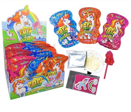 [0001010035] Grappige snoeplolly eenhoorn