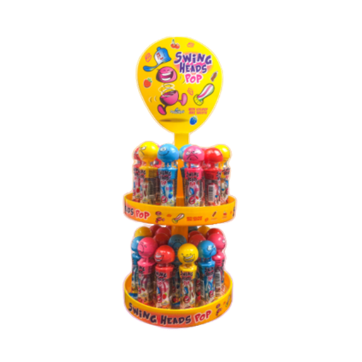 [0001010036] Grappige snoep schommelkoppen pop