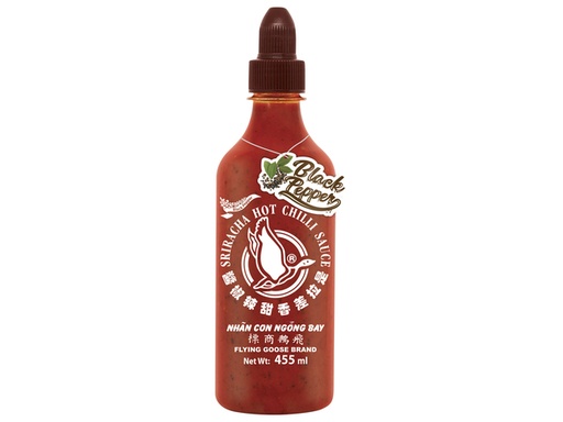 [0001010117] Sriracha chilisaus met zwarte peper.