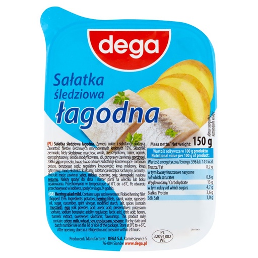 [0001010189] Dega haringsalade 150g