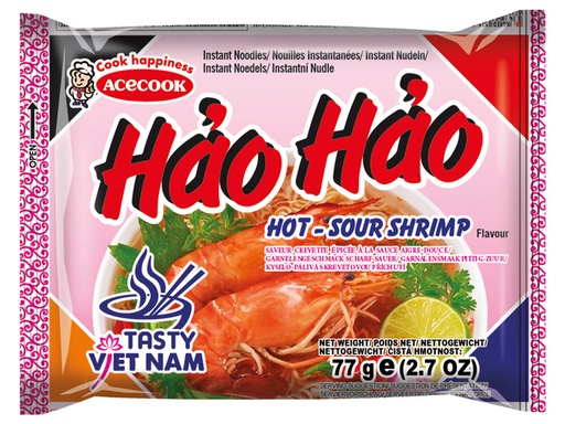 [0001010322] Hao Hao Instant Noodles Hot & Sour 77g